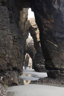 Monumento natural de la Playa de las Catedrales in galicia