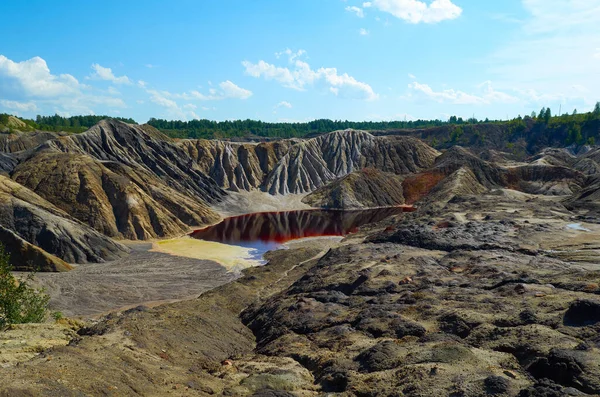 Montañas Arcilla Roja Los Urals Other Planeta Color Del Hierro — Foto de Stock