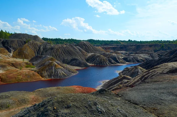 Montañas Arcilla Roja Los Urals Other Planeta Color Del Hierro — Foto de Stock