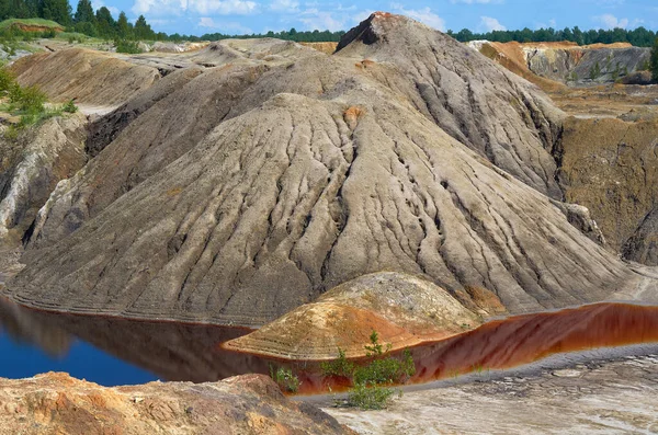 Montañas Arcilla Roja Los Urals Other Planeta Color Del Hierro — Foto de Stock