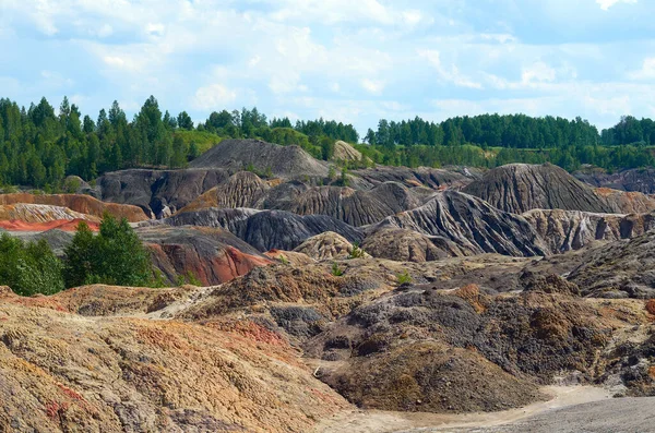 Montañas Arcilla Roja Los Urals Other Planeta Color Del Hierro — Foto de Stock