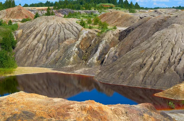 Montañas Arcilla Roja Los Urals Other Planeta Color Del Hierro — Foto de Stock