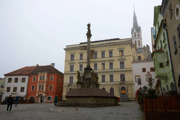 Puste ulice Republiki Czeskiej podczas pandemii covid-19 — Zdjęcie stockowe