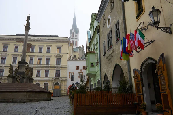 Lege straten van Tsjechië tijdens de covid-19 coronavirus pandemie — Stockfoto