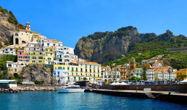 Amalfi Italia Julio 2017 Ciudad Amalfi Patrimonio Humanidad Por Unesco — Foto de Stock