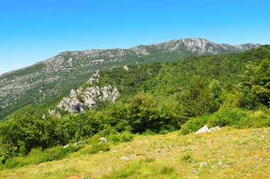Velebit Dağları Milli Parkı Paklenica, Hırvatistan görüntüleyin.