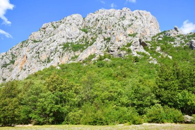 Büyük Paklenica Kanyon Milli Parkı Velebit dağ, Hırvatistan.