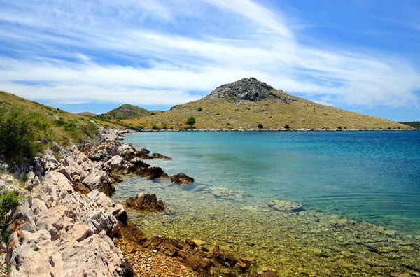Parque Nacional Las Islas Kornati Paisaje Mar Adriático Croacia — Foto de Stock