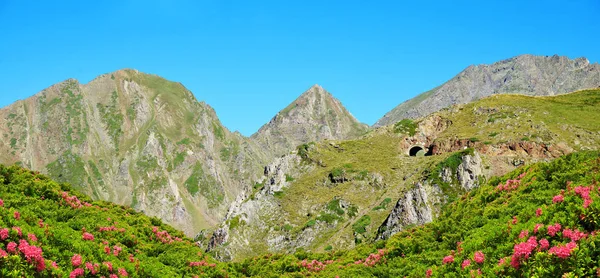 Krásná Horská Krajina Nedaleko Col Tourmalet Francouzských Pyreneji — Stock fotografie