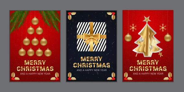 Elegante Frohe Weihnachten Vektorillustration Typografie Design Und Dekorationselemente Für Feiertage — Stockvektor