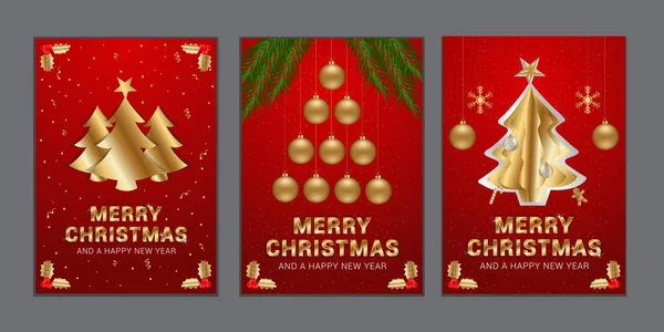 Elegant Merry Christmas Vector Illustration Typography Design Holidays Decoration Elements — Stock Vector