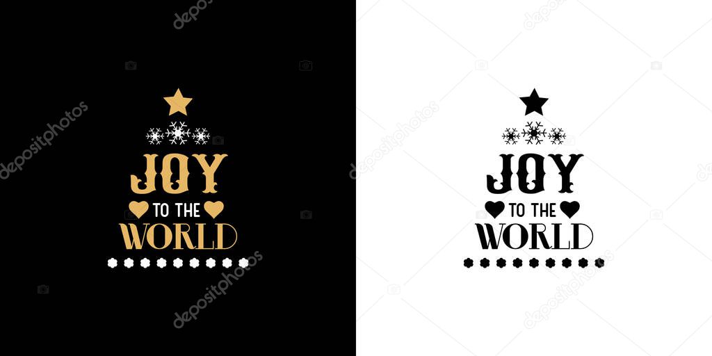 Vector illustration of Merry christmas typography lettering design with calligraphic text.