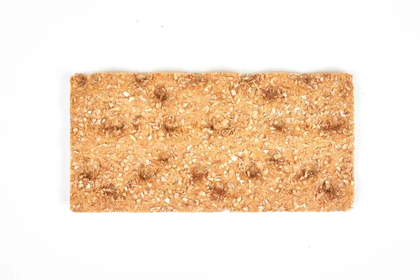 Az egészséges kenyér elszigetelt fehér background — Stock Fotó