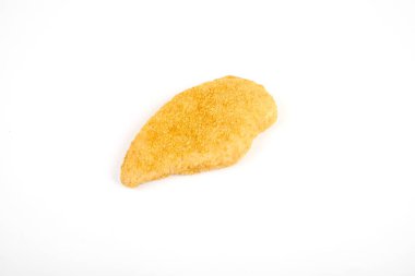 Beyaz arka plan, fotoğraf Studio üzerinde kızarmış tavuk göğsü