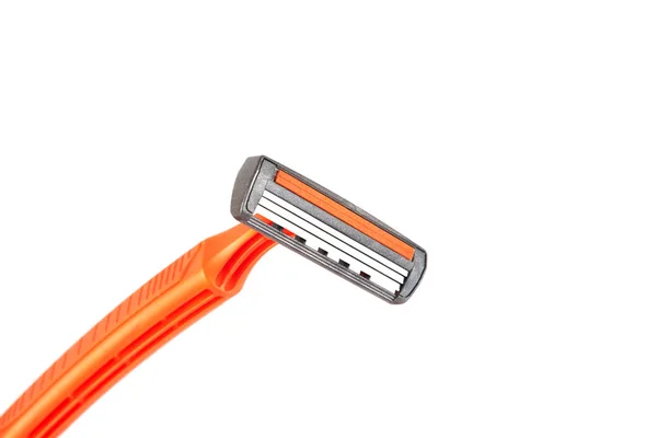 Disposable shaving razor isolated on white background. — Stock Photo, Image