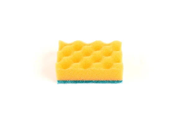 Sponge untuk mencuci piring, terisolasi pada latar belakang putih . — Stok Foto