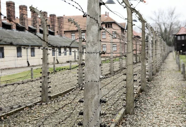 Osvětim Polsko Prosinec 2018 Auschwitz Muzeu Holocaustu Auschwitz Hlavní Tábor — Stock fotografie