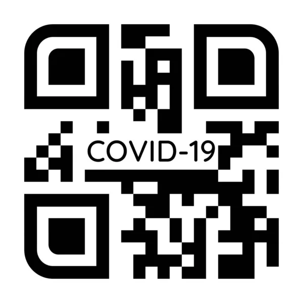 Black Code Covid Sign — Stock Photo, Image