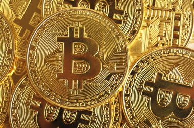 Pek çok altın bitcoins, kavram