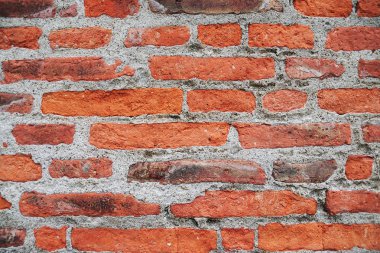 Kırmızı tuğla duvar, arka plan