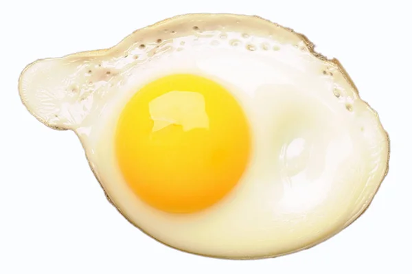 Huevo Frito Aislado Fondo —  Fotos de Stock