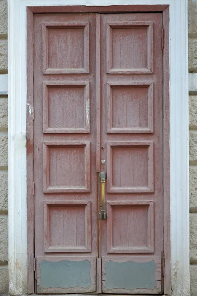Старая Деревянная Дверь Фон — стоковое фото