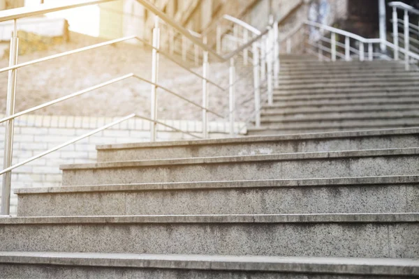 Granite stairs steps background. Construction detail