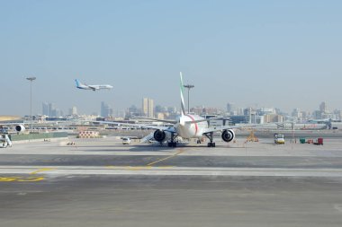 Dubai, Birleşik Arap Emirlikleri - 25 Kasım 2018: Dubai Uluslararası Havaalanı