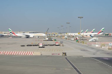 Dubai, Birleşik Arap Emirlikleri - 25 Kasım 2018: Dubai Uluslararası Havaalanı