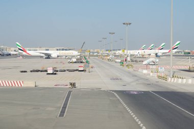 Dubai, Birleşik Arap Emirlikleri - 25 Kasım 2018: Dubai Uluslararası Havaalanı