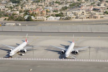 Dubai, Birleşik Arap Emirlikleri - 25 Kasım 2018: Dubai Uluslararası Havaalanı