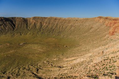The Southern Rim of Meteor Crater clipart