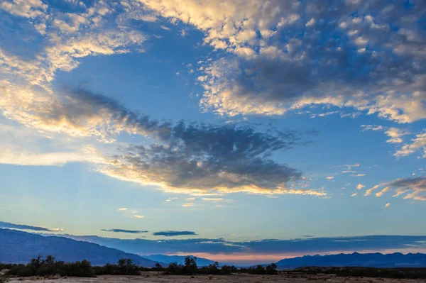 Stormy Skies over Furnace creek — Stock Photo, Image