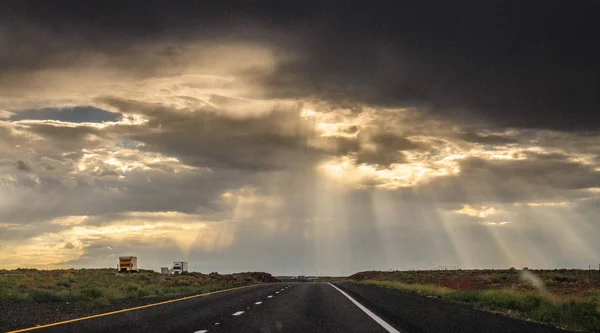 Solnedgång över Arizona — Stockfoto