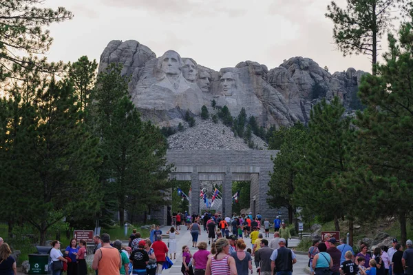 Národní památník Mount Rushmore vchod — Stock fotografie