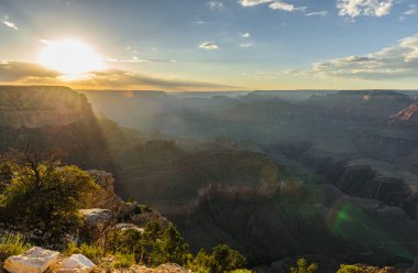 Büyük Kanyon 'da gün batımı