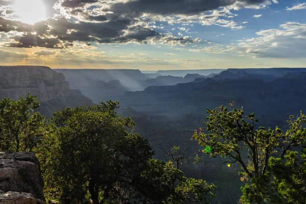 Pôr do sol no Grand Canyon — Fotografia de Stock