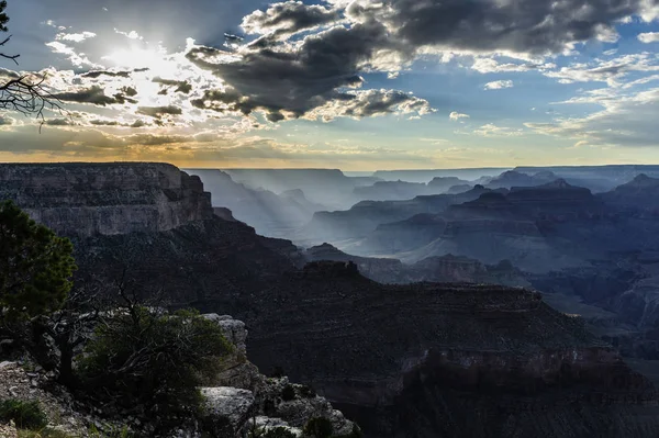 Tramonto al Grand Canyon — Foto Stock