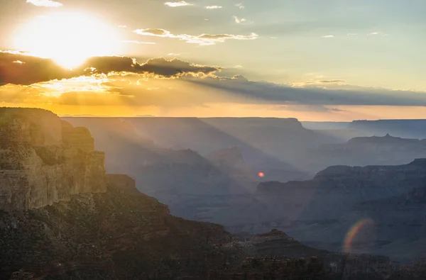 Pôr do sol no Grand Canyon — Fotografia de Stock