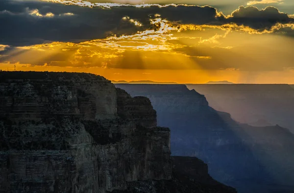 Pôr do sol no Grand Canyon — Fotografia de Stock