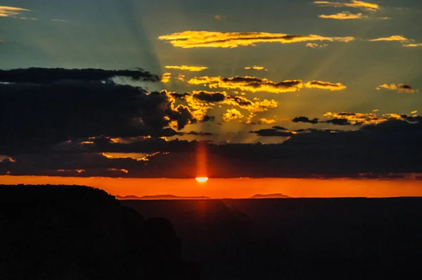 Sonnenuntergang am Grand Canyon — Stockfoto