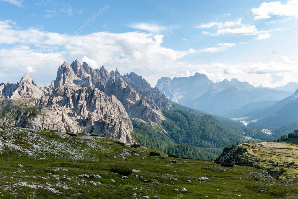 Mountain Peaks of the Tre Cime Natural Park