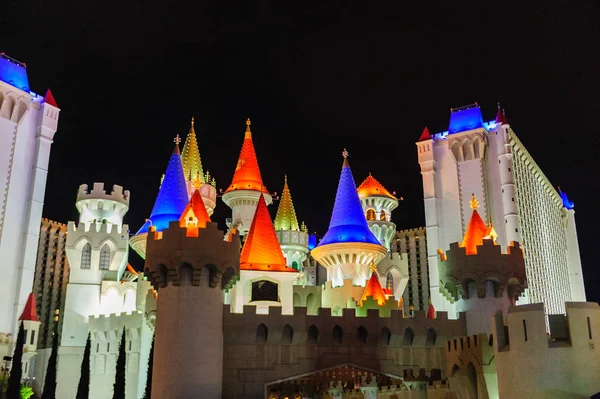 Сказочный замок в Лас-Вегасе — стоковое фото