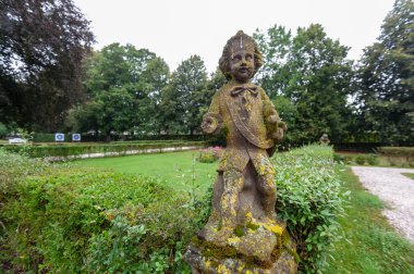 Alman avcılık kale Schloss Lautrach Bahçe
