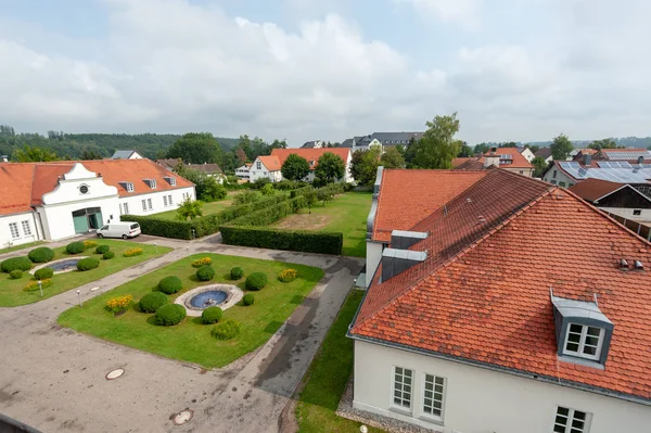 Deutsche jagdburg schloss lautrach — Stockfoto