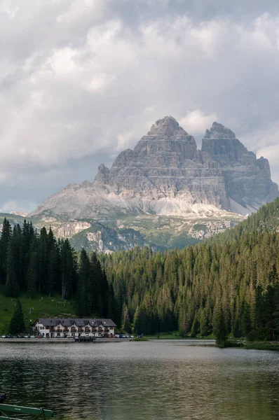 Lago Misurina-ban az olasz Dolomitok — Stock Fotó