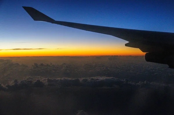 Brezilya üzerinden hava gündoğumu — Stok fotoğraf