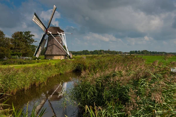 Klasik Hollanda Yel Değirmeni — Stok fotoğraf