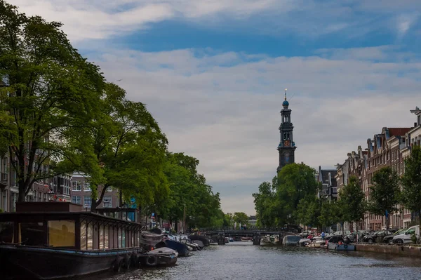 Amsterdam'daki Prinsengracht — Stok fotoğraf