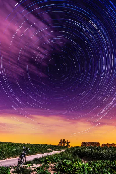 Star Trails en Bélgica —  Fotos de Stock